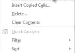 how to convert a row into column in excel