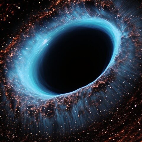 Is a black hole a 2D or 3D object ?