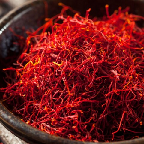 Which spice is also known as red gold?