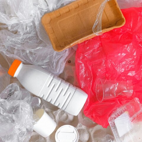 How do microplastics interact with other environmental contaminants and bioaccumulative substances, such as heavy metals and persistent organic pollutants, and what synergistic effects might they have on human health when present in combination?