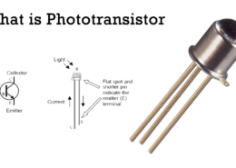 What is a phototransistor?