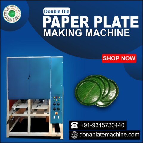 Benefits of double die paper plate making machine ?