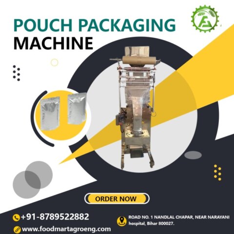 How does a pouch packing machine ensure consistent sealing and filling for various pouch sizes and product types?