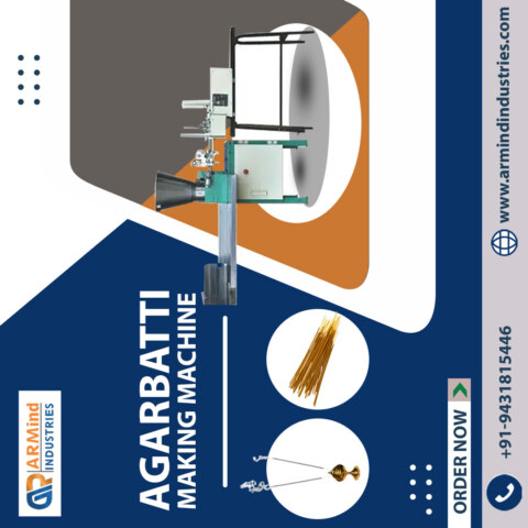 How does the Armind Industries agarbatti making machine work?