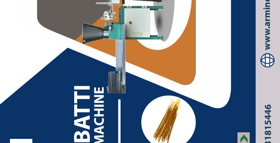 How does the Armind Industries agarbatti making machine work?