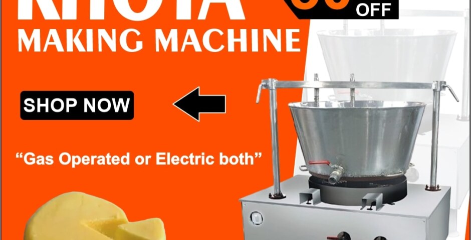 How does the Armind’s khoya Making machine work?