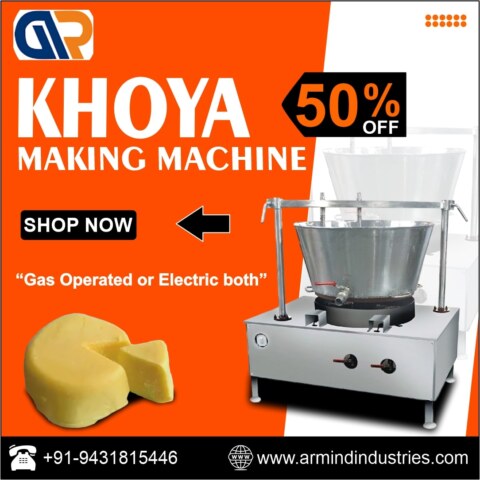 How does the Armind’s khoya Making machine work?