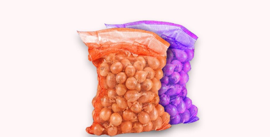 What are the key benefits of using Leno mesh bags for packaging perishable goods?