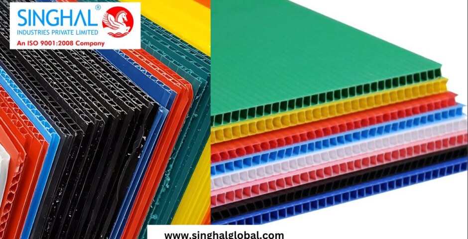 What industries use PP corrugated sheets?