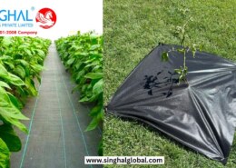 What are gardening mats, and which company in India manufactures weed mats?
