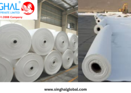 How does geotextile fabric improve drainage systems?