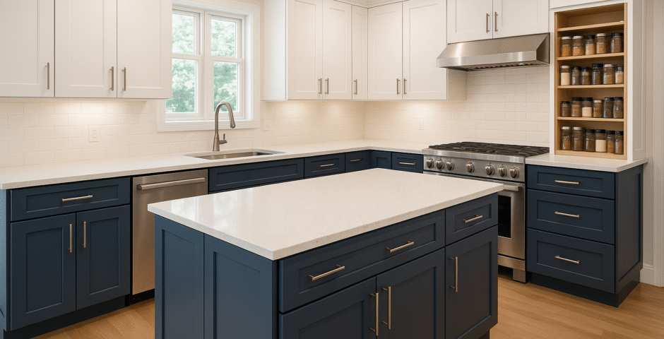 Are shaker-style cabinets available as cheap cabinets in Coral Gables?