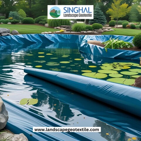 What is the best pond liner material for hot climates?