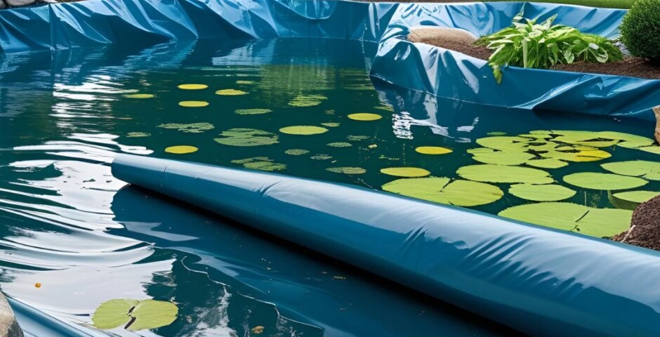 What is the best pond liner material for hot climates?