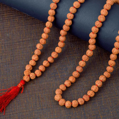What are the main spiritual and mental benefits of wearing an original Rudraksha Mala?