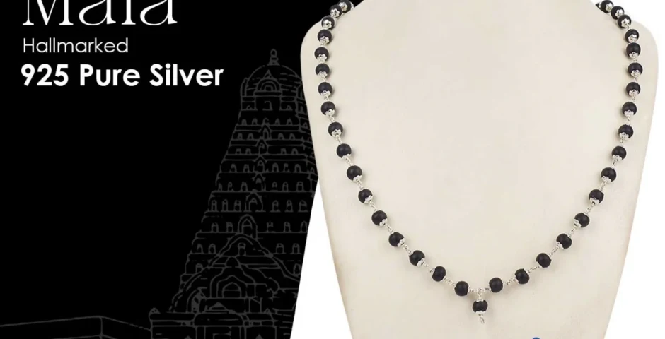 What is the benefit of wearing a Hallmark 925 Silver Karungali Mala, and where can I buy an original one?