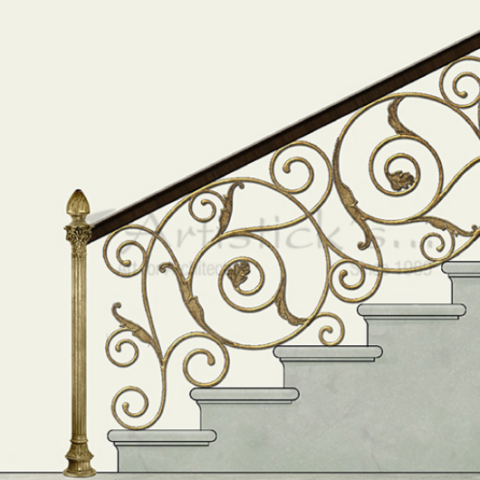 How can a Brass Railing Design enhance my living space?