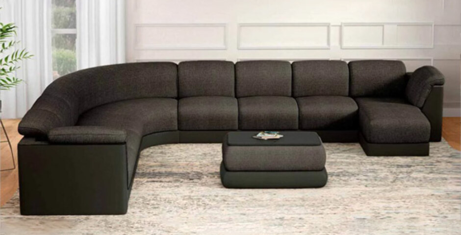 What makes the L Shape Sofa Set by Sai Furniture Art the best choice for modern homes?