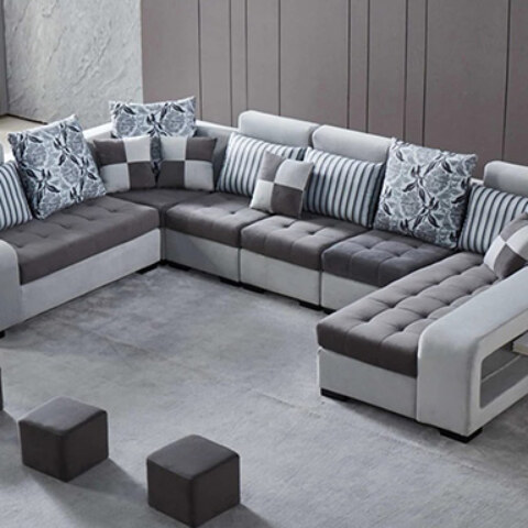 Where should I use a 9 seater sofa set?