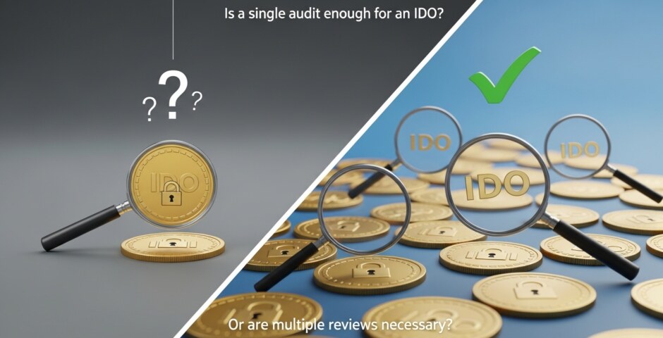 Is a single audit enough for an IDO, or are multiple reviews necessary?