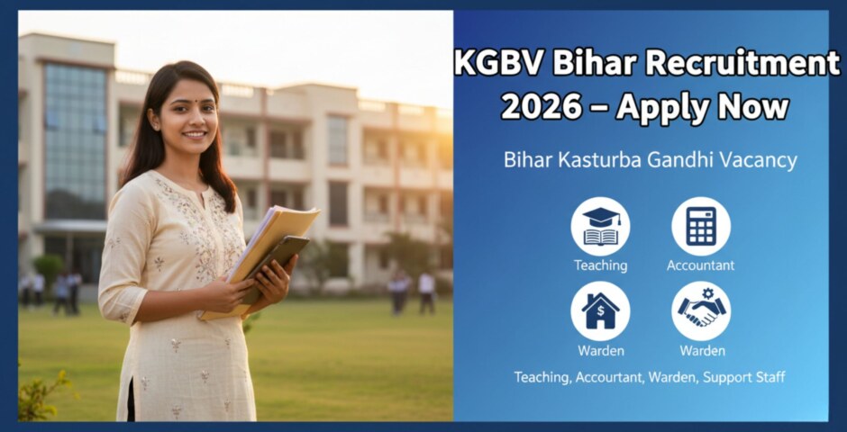 Who is eligible for Bihar Kasturba Gandhi Balika Vidyalaya (KGBV) recruitment 2026 and what posts are available?